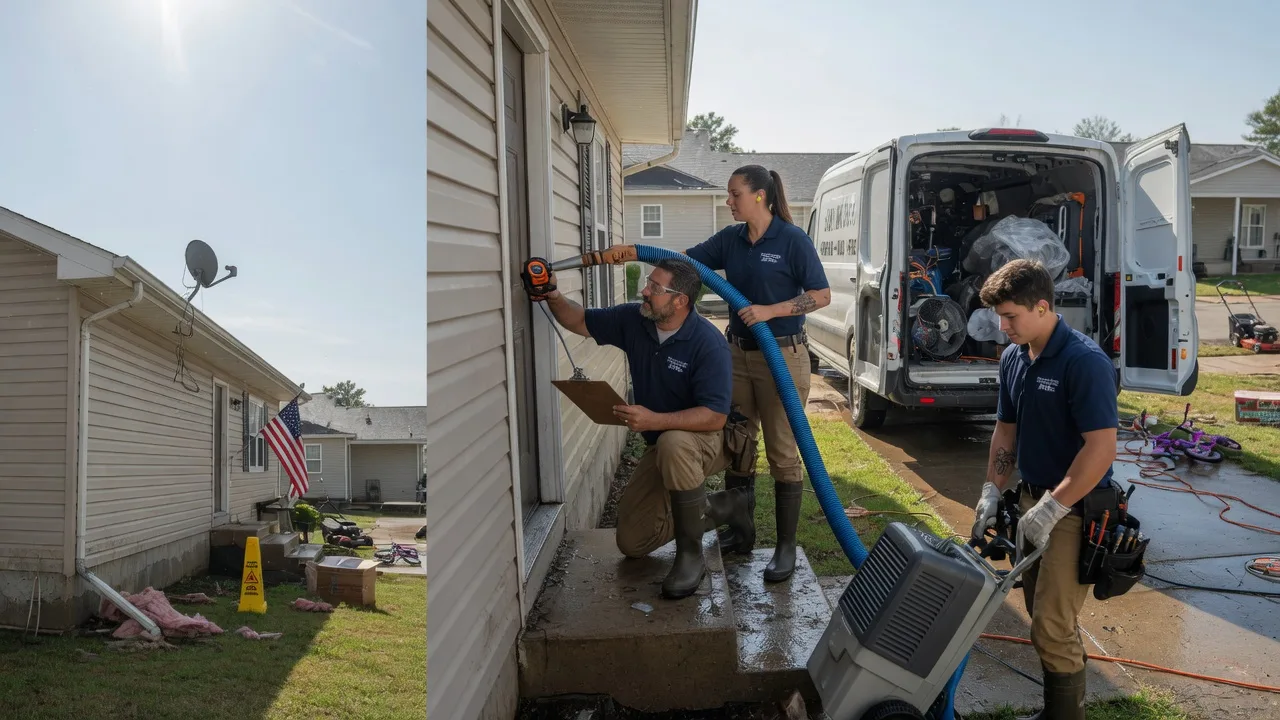 Ceiling Water Damage Restoration in Fedora, SD near me